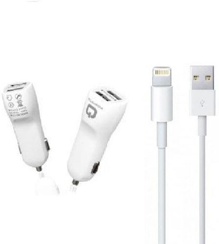 boog hoesten Bijwerken ᐅ • Autolader+ Lightning kabel - geschikt voor de iPhone 5s - 2 Ampere -  0.5 Meter | Eenvoudig bij GSMOplader.be