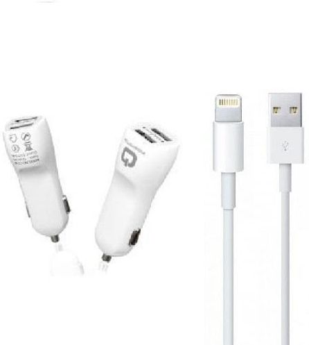 liefde Auckland Ontwaken ᐅ • Autolader+ Lightning kabel - geschikt voor de iPhone 5s - 2 Ampere -  0.5 Meter | Eenvoudig bij GSMOplader.be