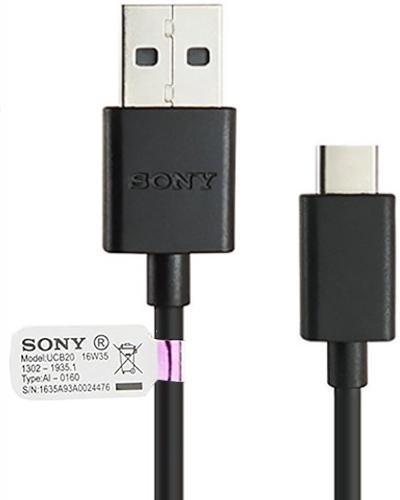ᐅ • Oplader Sony Xperia XA3 1.5 Ampere 100 CM - Origineel - Zwart | Eenvoudig bij GSMOplader.be