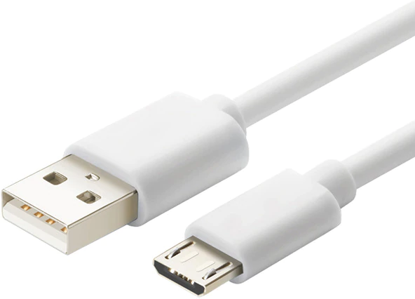 ᐅ Micro-USB kabel Wit 0.25 Meter | Eenvoudig GSMOplader.be