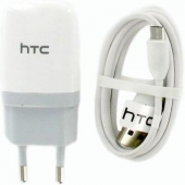 Oplader + (Micro)USB kabel HTC E1 Wit Origineel