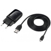 Oplader + (Micro)USB kabel HTC Desire Q Zwart Origineel