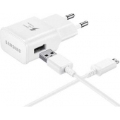 Snellader Samsung Galaxy S7 Edge Micro-USB 2 Ampere 150 CM - Origineel - Wit