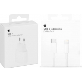 Apple Oplader + USB-C naar Lightning kabel - Origineel Retailverpakking - 20W - 1 Meter 