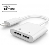  lightning splitter geschikt voor iPhone -  2x Lightning 