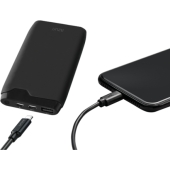 Azuri Slim Powerbank + USB-C - 6000 mAh