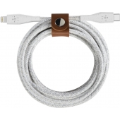 Belkin Boost Charge USB-C-naar Lightning kabel - 1.2 Meter + leren bandje Wit