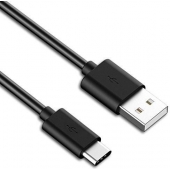 Datakabel Samsung Galaxy Galaxy A70 USB-C 150 CM - Origineel - Zwart