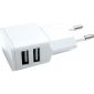 Grab 'n Go 2.4A Dual USB Wall Charger - Wit