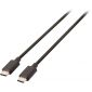 Grab 'n Go USB-C naar USB-C kabel Zwart - voor Wileyfox - 3 Meter