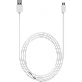 Micro-USB kabel voor Motorola Moto E4 - Wit - 3 Meter