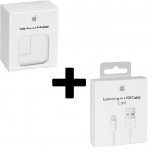 Apple iPhone SE (2020) Oplader - Origineel Retailverpakking - 12 Watt - 1 Meter