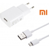 Oplader Xiaomi - Micro-USB - 2 Ampere - 80CM - Origineel - Wit