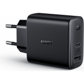 Power Delivery Oplader (USB-A + USB-C) Aukey 30W 