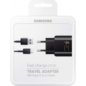 Samsung Galaxy A51 Fast Charger 15W USB-C - Zwart - Retailverpakking - 1.5 Meter