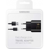 Samsung Galaxy S20 Ultra Fast Charger 15W USB-C - Zwart - Retailverpakking - 1.5 Meter