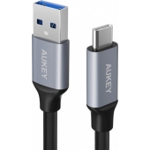 USB-C kabel Aukey - Zwart - 1 Meter