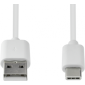 USB-C kabel voor OnePlus - Wit - 0.25 Meter